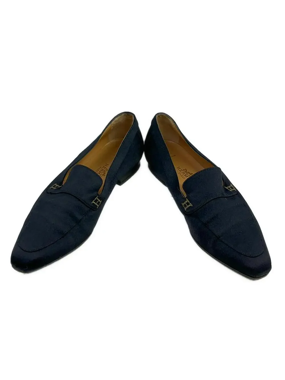 Hermes Black Satin Women's Shoes #277636H61B